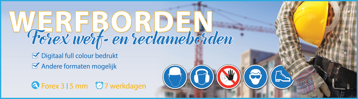 Werfborden, Forex werfborden, reclameborden, Forex reclameborden